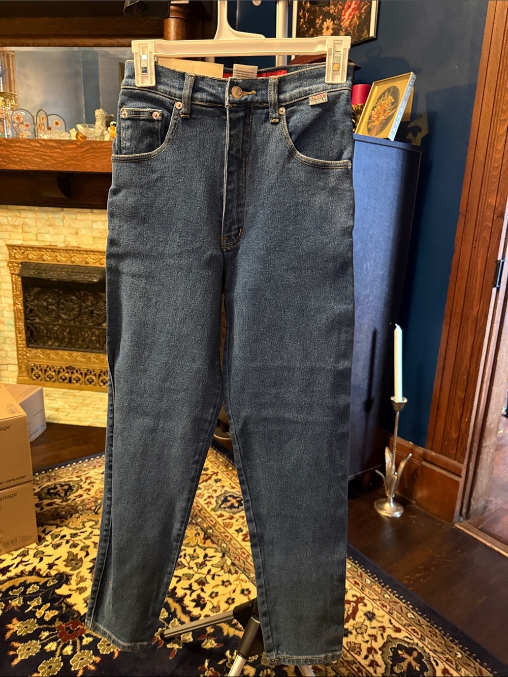 💋 Y2K dead stock RVT denim skinny jean- juniors 5